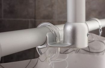 Товар: Штанга опорная Ridder Wien 59601 Белая - фото 2 Штанга опорная Ridder Wien 59601 Белая — фото 2, Карнизы для ванной