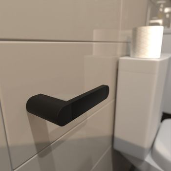 Держатель туалетной бумаги Altasan Лотос ЛТ50ЧМ Черный матовый — фото 2, Держатели туалетной бумаги