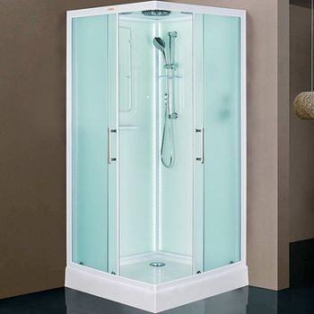 Душевая кабина Esbano ES-L90CKR 90x90 ESKL90CKR без гидромассажа — фото 1, Душевые кабины