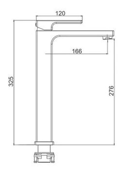 Смеситель для раковины Gappo G18 G1018-2 Хром — фото 8, Смесители для раковины