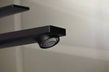 Смеситель для раковины Hansgrohe Rebris E 72553670 Черный матовый — фото 2, Смесители для раковины