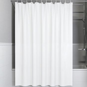 Штора для ванны Iddis Promo 180х200 P02PE18i11 Белая — фото 1, Шторы для ванной