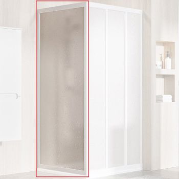 Душевая стенка Ravak Supernova APSS-80 940401R211 профиль Белый витраж пластик Pearl — фото 1, Боковые стенки