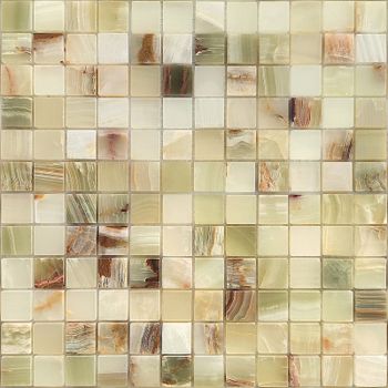 Мозаика Caramelle mosaic Pietrine 7 мм Onice Jade Verde POL 29,8x29,8 см — фото 1, Мозаика