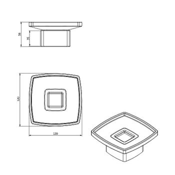 Мыльница Langberger Black Edition 11317A-BP Черный матовый — фото 2, Мыльницы