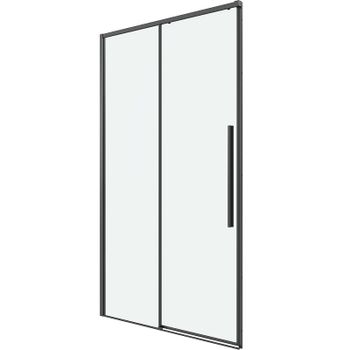 Душевая дверь Grossman Galaxy 100 100.K33.01.100.42.00 профиль Графит сатин стекло прозрачное — фото 11, Раздвижные душевые двери