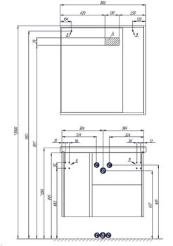 Зеркало со шкафом Aquaton Стоун 80 R 1A228302SX850 с подсветкой Сосна арлингтон — фото 6, Зеркальные шкафы в ванную