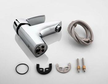 Смеситель для раковины Frap H70 F1070 Хром — фото 7, Смесители для раковины