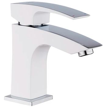 Смеситель для раковины Gappo G07 G1007-7 Белый Хром — фото 1, Смесители для раковины