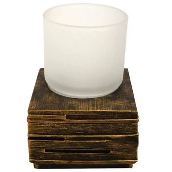 Стакан для зубных щеток Ridder Brick 22150148 Бронзовый — фото 1, Стаканы для зубных щеток