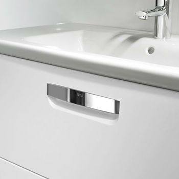 Тумба под раковину Roca The Gap 80 ZRU9302732 подвесная Белая матовая — фото 4, Тумбы под раковину