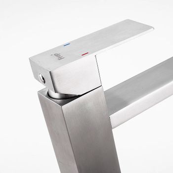 Смеситель для раковины Frap H802 F10802-2 Сатин — фото 4, Смесители для раковины