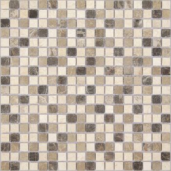 Мозаика Caramelle mosaic Pietrine 4 мм Pietra Mix 1 MAT 30,5x30,5 см — фото 1, Мозаика