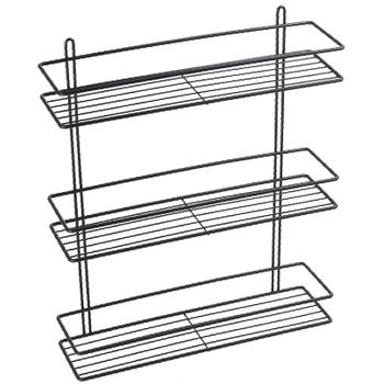 Полка корзина Fixsen FX-730B-3 Черный — фото 1, Полки для ванной и душа