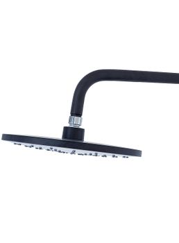 Душевая система WellWant by Agger Nero WWDS0W4428125B с термостатом Черная — фото 8, Душевые стойки