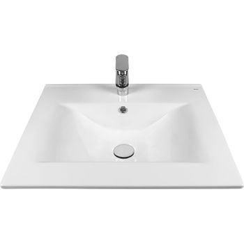 Тумба с раковиной Bond Cube 60 T01605-S05W подвесная Белая матовая — фото 11, Тумбы с раковиной