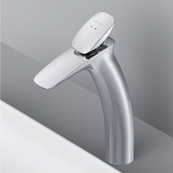 Смеситель для раковины AM.PM Spirit V2.0 F70A92200 с донным клапаном Хром — фото 4, Смесители для раковины