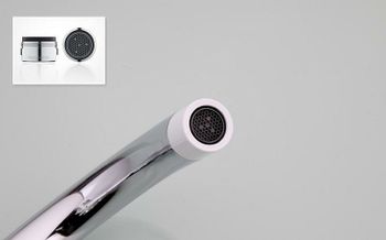 Смеситель для раковины Gappo G49 G1049 Белый Хром — фото 7, Смесители для раковины