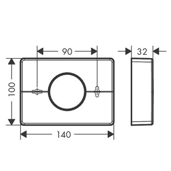 Диспенсер гигиенических пакетов Hansgrohe AddStoris 41773670 Черный матовый — фото 2, Диспенсеры для гигиенических пакетов