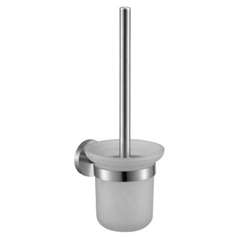 Ершик туалетный Nofer Niza 16857.S Хром — фото 1, Ершики для унитаза