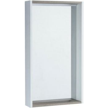 Зеркало Aquaton Бэлла 46 1A221702BBAZ0 с подсветкой Белое Джарра — фото 1, Зеркала в ванную комнату