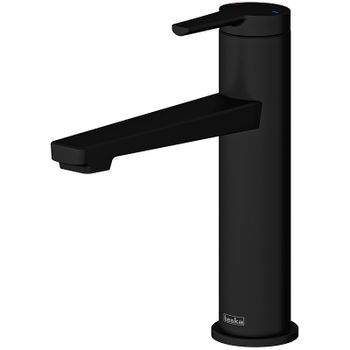 Смеситель для раковины Teska Liva Leo S E5414 Черный матовый — фото 1, Смесители для раковины