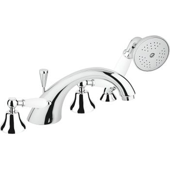 Смеситель на борт ванны Cezares First-BVD-01-Bi Хром — фото 1, Смесители на борт ванны