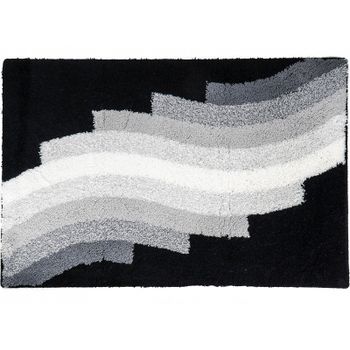 Коврик для ванной комнаты Ridder Streak 90х60 7107310 Черный — фото 1, Коврики для ванной комнаты