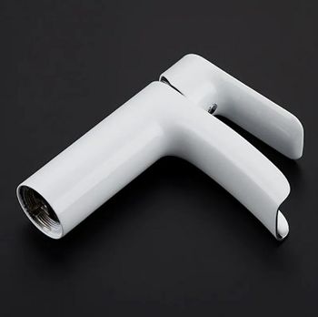 Смеситель для раковины Gappo G48 G1048-8 Белый Хром — фото 8, Смесители для раковины