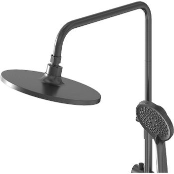 Душевая система Grossman Galaxy 500.K35.01.420 Графит брашированный — фото 4, Душевые стойки