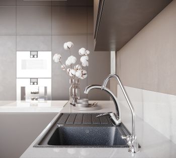 Кухонная мойка Domaci Бьелла DMC-20 DMC-20-308 Черная — фото 5, Кухонные мойки