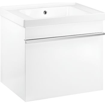 Тумба под раковину Veedi Novel 60 NVL600T-DR подвесная Белая — фото 1, Тумбы под раковину