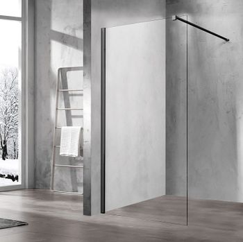 Товар: Душевая перегородка Vincea Walk-In 100 VSW-1H100CLB профиль Черный матовый стекло прозрачное - фото 1 Душевая перегородка Vincea Walk-In 100 VSW-1H100CLB профиль Черный матовый стекло прозрачное — фото 1, Душевые перегородки