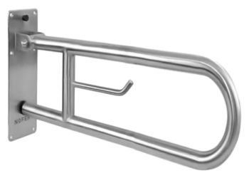 Поручень полукруглый Nofer 15051.60.B хром, глянцевый — фото 1, Поручни для ванной