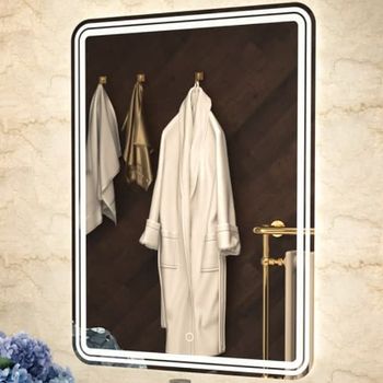 Зеркало Azario Adriana 60 CS00066638 с подсветкой с сенсорным выключателем — фото 1, Зеркала в ванную комнату