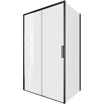 Душевой уголок Aquanet Pleasure Evo AE65-120x90-BT 120x90 324135 профиль Черный стекло прозрачное — фото 1, Прямоугольные душевые уголки