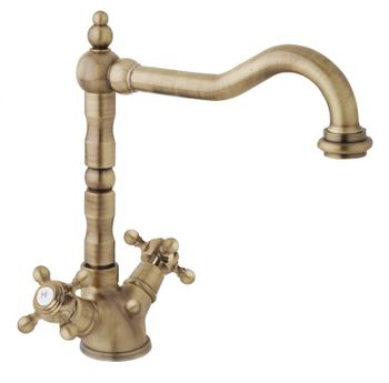 Смеситель для раковины Cezares Golf LS2 03 Золото 24 карат — фото 2, Смесители для раковины