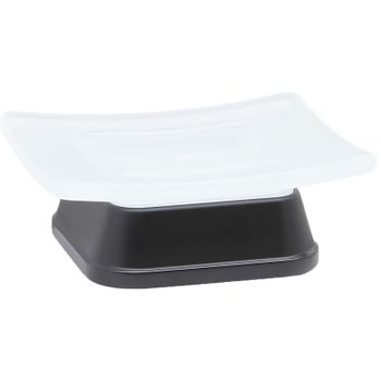 Мыльница WasserKRAFT Amper Black K-5429B Черная матовая — фото 1, Мыльницы