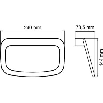 Кольцо для полотенец WasserKRAFT Glan K-5160 Черное глянцевое — фото 4, Полотенцедержатели