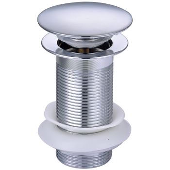 Донный клапан Aquatek AQ6000CR click-clack Хром — фото 1, Донные клапаны