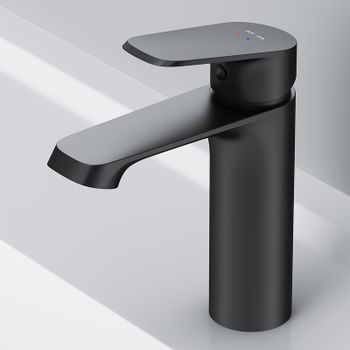 Товар: Смеситель для раковины AM.PM Func F8F02122 Черный матовый - фото 6 Смеситель для раковины AM.PM Func F8F02122 Черный матовый — фото 6, Смесители для раковины