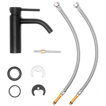 Комплект смесителей Paffoni Light KITLIQ018NO071 Черный матовый — фото 6, Готовые комплекты для ванной комнаты