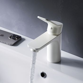 Смеситель для раковины AM.PM X-Joy F85A02133 Белый — фото 9, Смесители для раковины