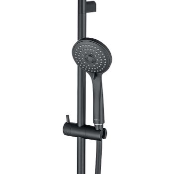 Комплект смесителей Aquatek Вега AQ1030MB Черный матовый — фото 5, Готовые комплекты для ванной комнаты