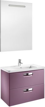 Тумба под раковину Roca The Gap 70 ZRU9302741 подвесная Фиолетовая — фото 5, Тумбы под раковину