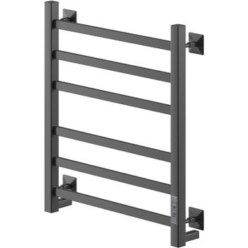 Электрический полотенцесушитель Ника Step-1 60/40 U Черный матовый — фото 1, Электрические полотенцесушители