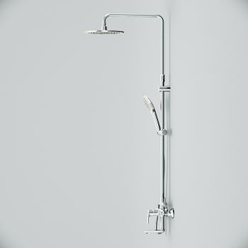 Душевая система AM.PM Like F0780964 Хром — фото 10, Душевые стойки