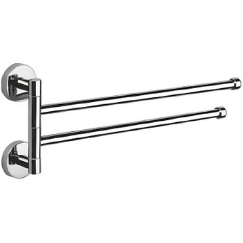 Полотенцедержатель Haiba HB112 поворотный Хром — фото 1, Полотенцедержатели