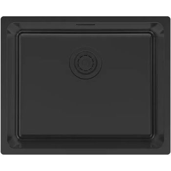 Кухонная мойка Paulmark Yuni 54 Uni YU54-MBN Черная матовая — фото 1, Кухонные мойки
