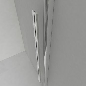 Душевая дверь Vincea Lugano 120 VDS-1L120CGB-1 профиль Черный стекло тонированное — фото 5, Раздвижные душевые двери